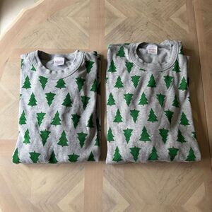 Hannah Anderson adult Christmas pajama long sleeve shirts bundle- tree shirt siz